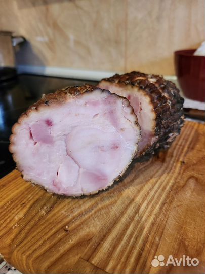 Копченое домашнее сало