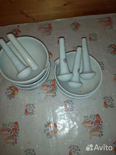 Ступки с тарелками