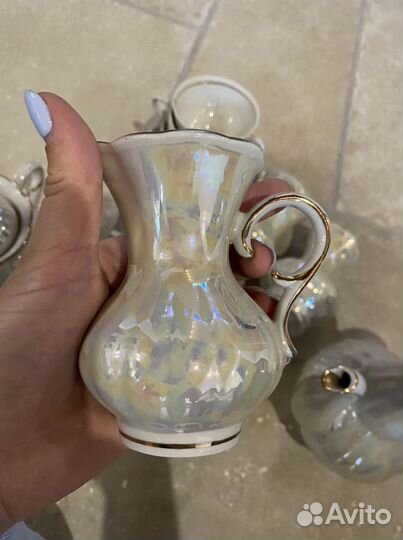 Сервиз чайный фарфоровый новый