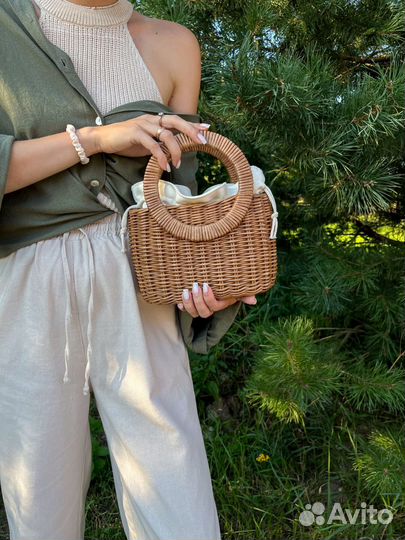 Плетёная сумка 