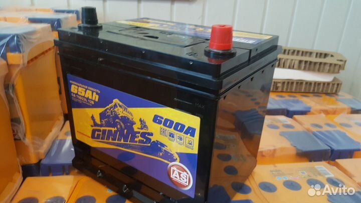 Аккумулятор Ginnes Asia 6CT-65.0 75D23L 65Ач
