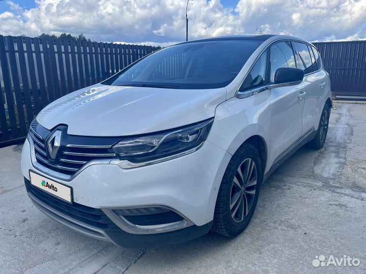 Renault Espace 1.6 МТ, 2017, 105 000 км