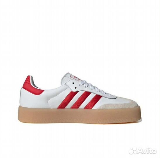 Adidas Sambae White Better Scarlet Gum