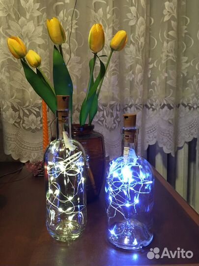 Светильник в бутылку