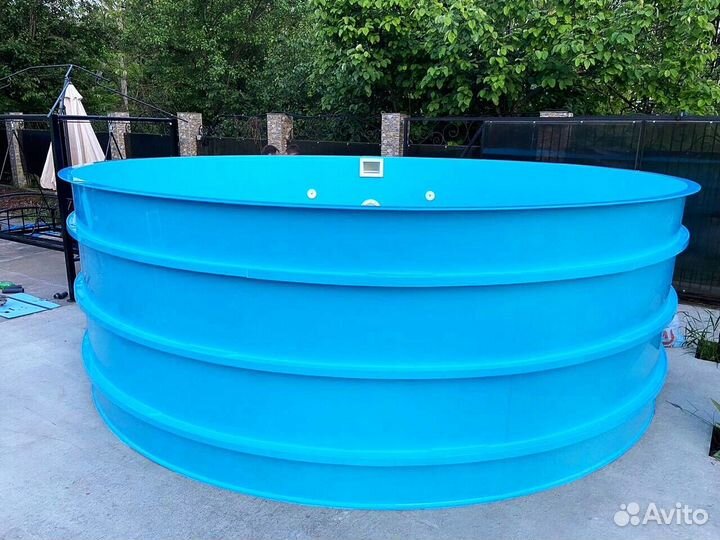 Бассейн 4x1,5 из полипропилена