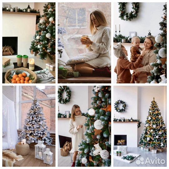 Новогодняя фотосессия с одеждой и макияжем