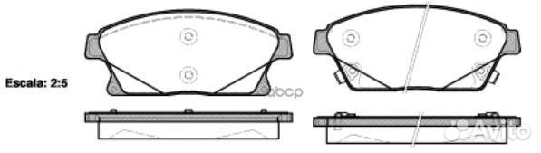 1431 02 13301234 колодки дисковые п Opel Ast