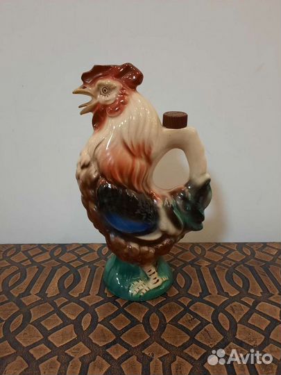 Штоф графин петух Кировский завод СССР