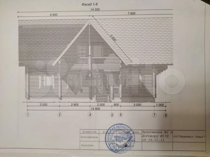 Дача 160 м² на участке 8 сот.