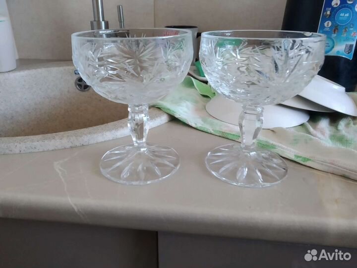 Посуда, чайный сервиз, хрусталь