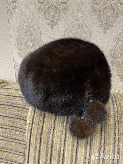 Берет женский норковый