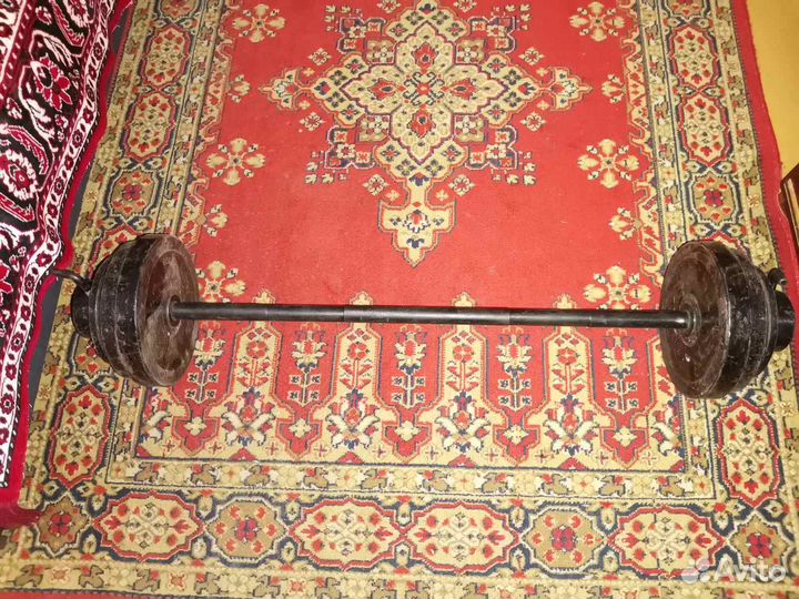 Штанга с блинами бу