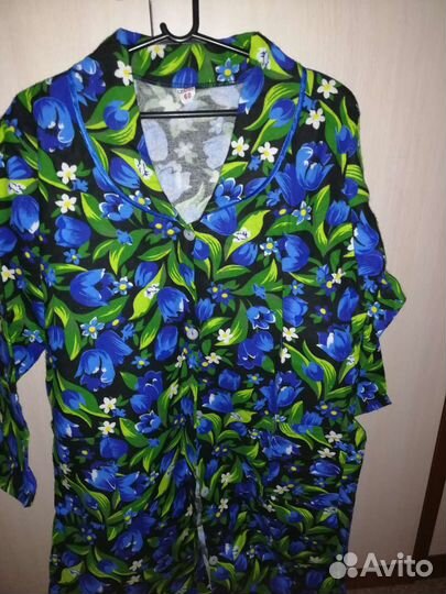 Халат женский фланелевый