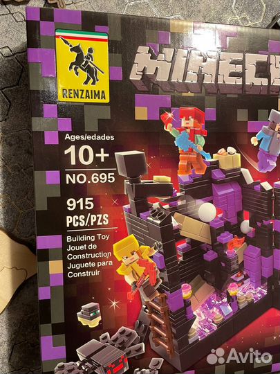 Конструктор аналог lego Minecraft