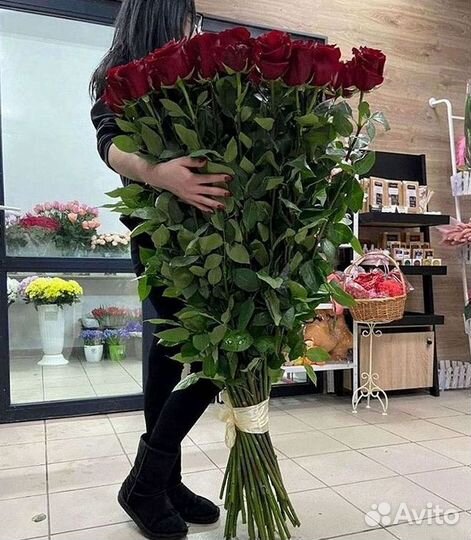Высокие розы, букеты, цветы Доставка