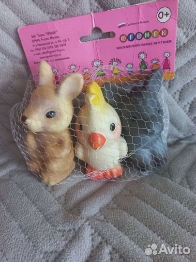 Резиновые игрушки огонек