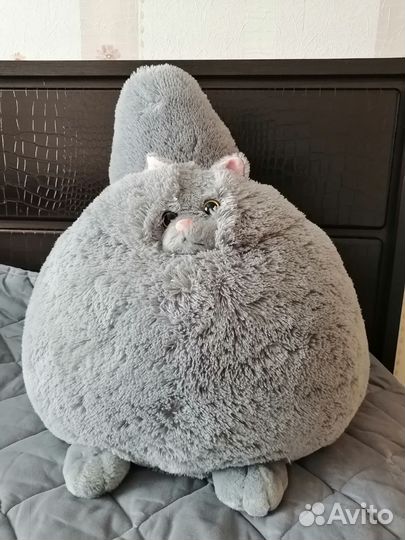 Мягкая игрушка-подушка кот Пухляш