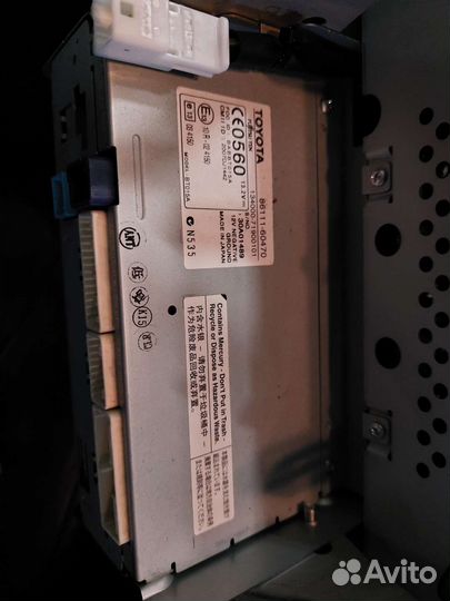 Штатная магнитола Тойота Ленд Крузер 200