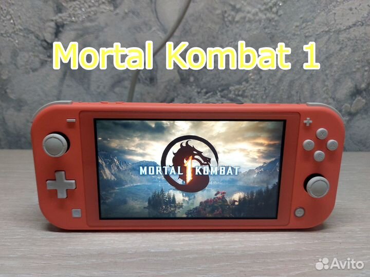 Nintendo switch lite прошитая 128 gb