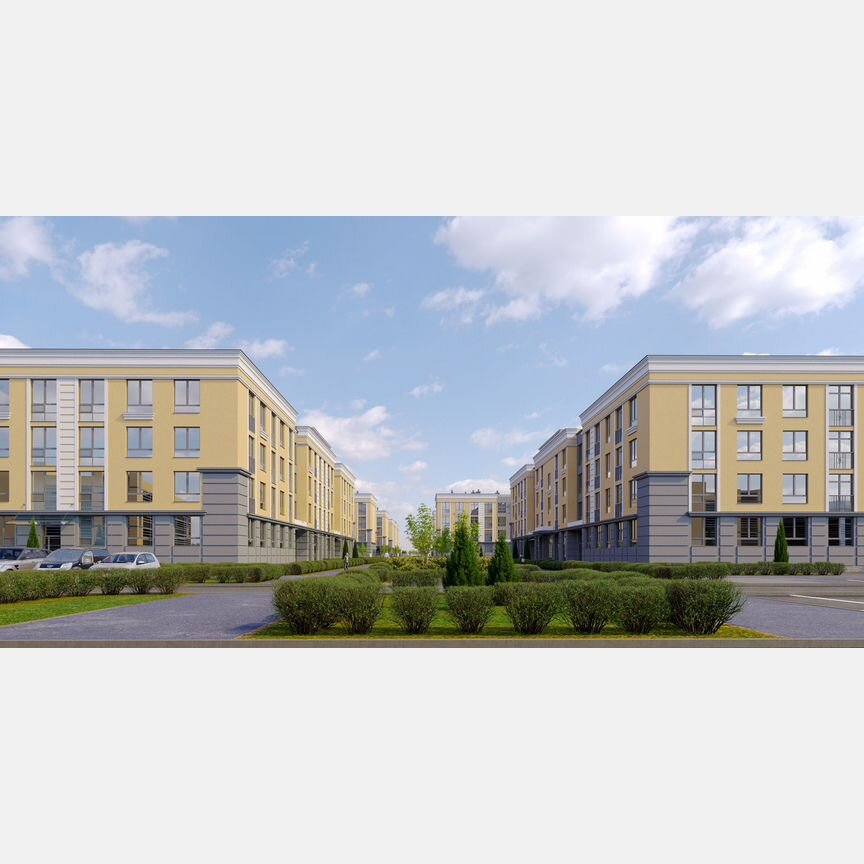 3-к. квартира, 88,6 м², 2/4 эт.