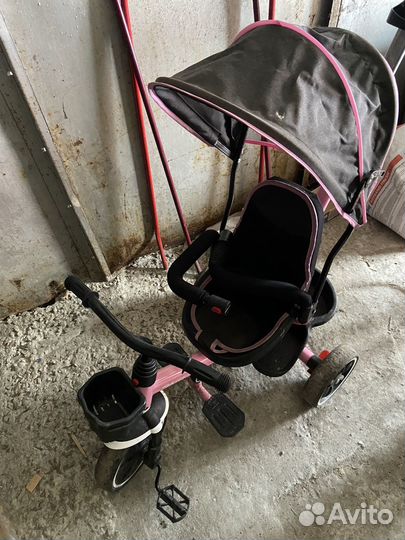 Велосипед-коляска+самокат