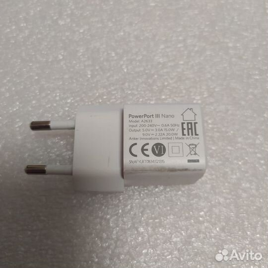 Сетевое зарядное устройство Anker PowerPort III Na