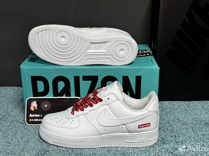 Кроссовки Nike Air Force 1 supreme оригинал