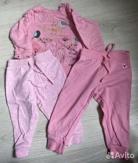 Вещи пакетом на девочку 74-80