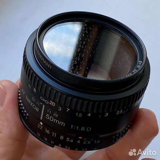 Объектив nikkor af 50 mm 1:1.8D