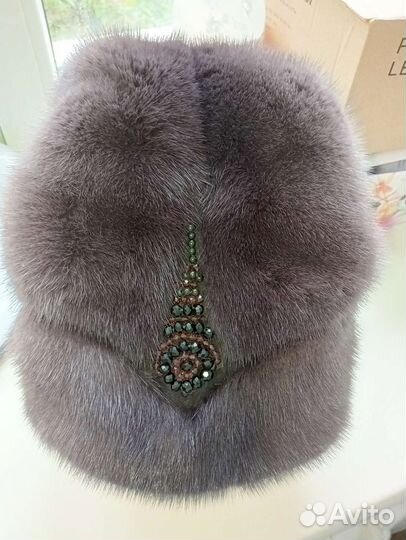 Шапка норковая женская