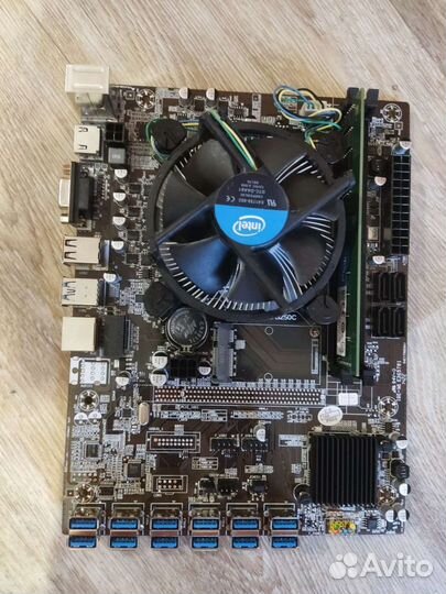 Комплект на 12 видеокарт (основа)