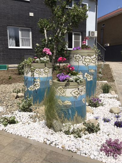 Вазоны из бетона