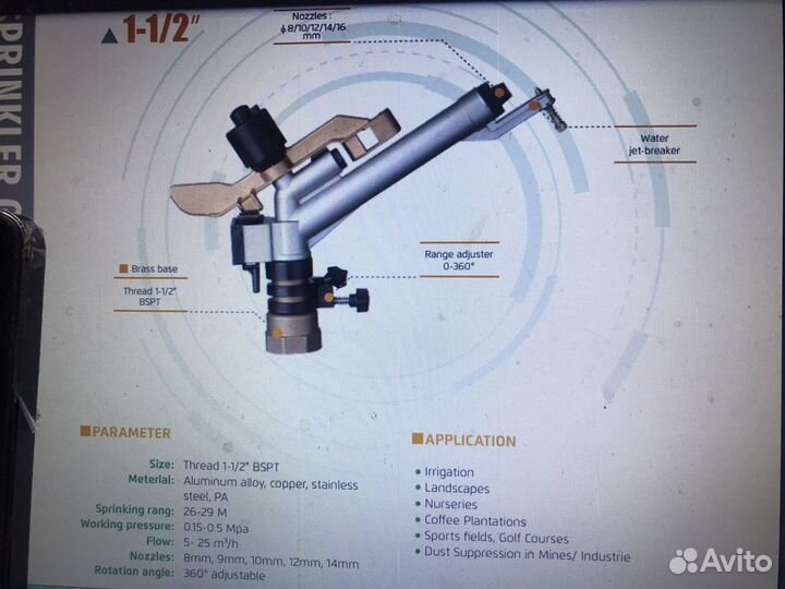 Дождеватель для полива растений на даче