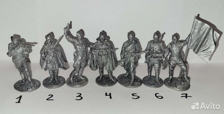 Оловянные солдатики 65мм