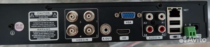 Видеорегистратор для видеонаблюдения на 4 камеры