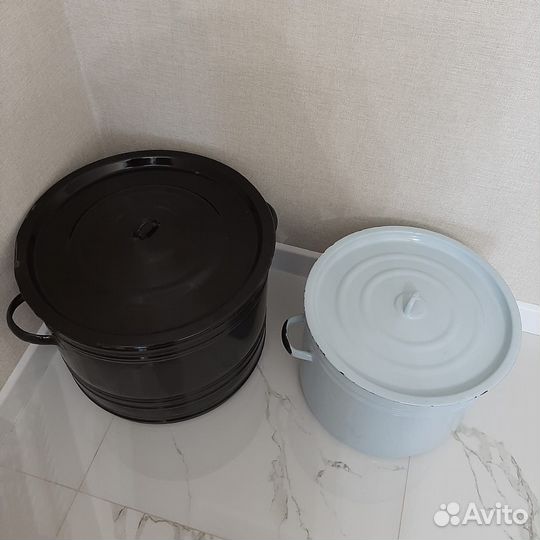 Кастрюля эмалированная 50 литров