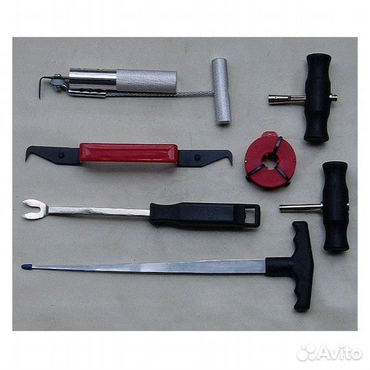 Набор для вырезания, снятия и установки автостекол