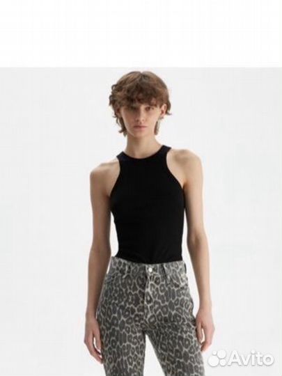 Джинсы lime леопардовые