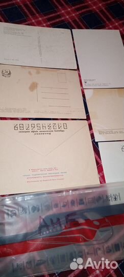 Советские открытки и конверты СССР чистые