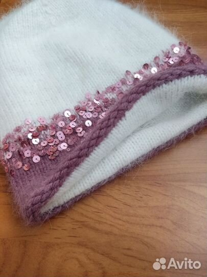 Комплект шапка и снуд женский