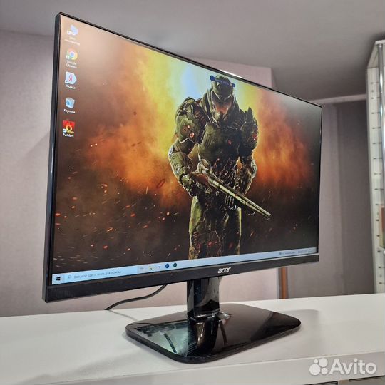 Acer KA242Ybi, 1920x1080, 75 Гц, IPS, черный