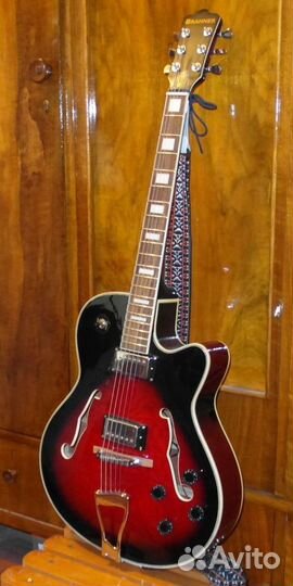 Brahner гитара полуаккустика, электроаккустика