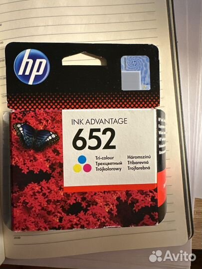 Картридж hp 652 цветной
