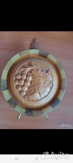 Фляга деревянная