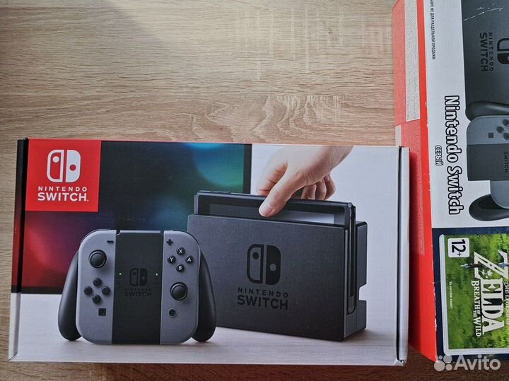 Nintendo Switch с microSD и комплект игр