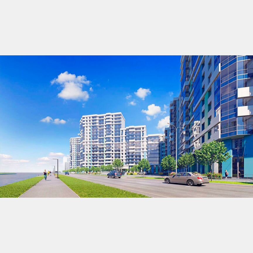 1-к. квартира, 41 м², 2/20 эт.