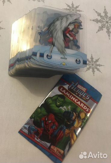 Edibas Герои комиксов Марвел (карточки marvel)