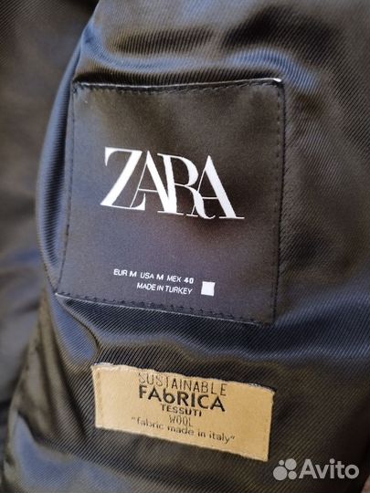 Пальто мужское zara; размер М