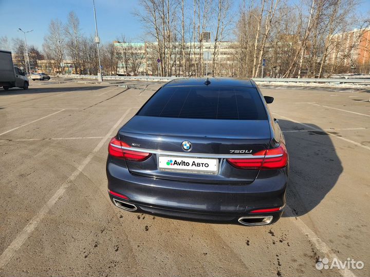 BMW 7 серия 4.4 AT, 2017, 202 000 км