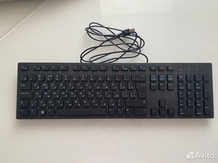 Клавиатура проводная dell KB216 USB черная, новая